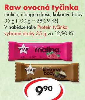 Raw ovocná tyčinka, 35 g