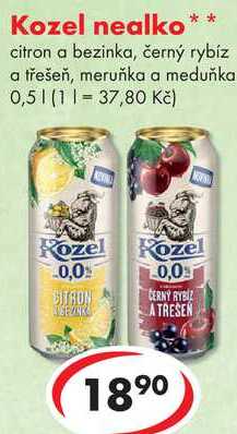 Kozel nealko, 0,5 l