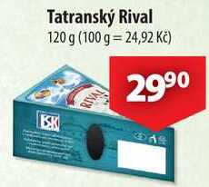 Tatranský Rival, 120 g