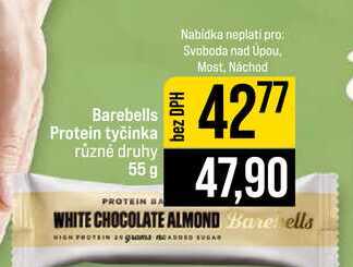 Barebells Protein tyčinka různé druhy 55 g