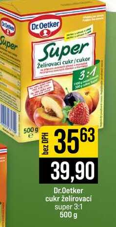 Dr.Oetker cukr želírovací super 3:1 500 g