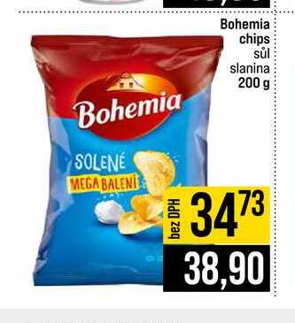 Bohemia chips sůl slanina 200 g