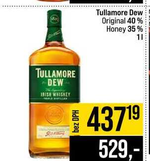 Tullamore Dew Original 40% Honey 35% 1l