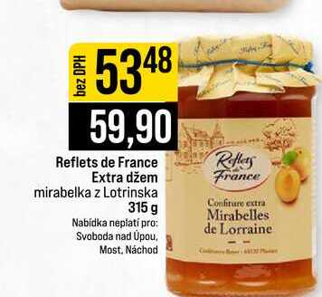 Reflets de France Extra džem mirabelka z Lotrinska 315 g