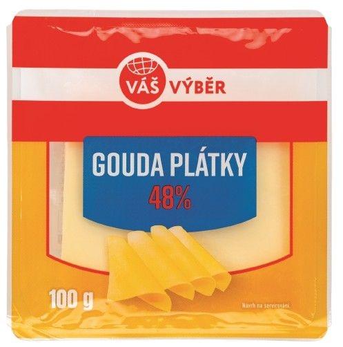 VÁŠ VÝBĚR Gouda 48%, 100 g