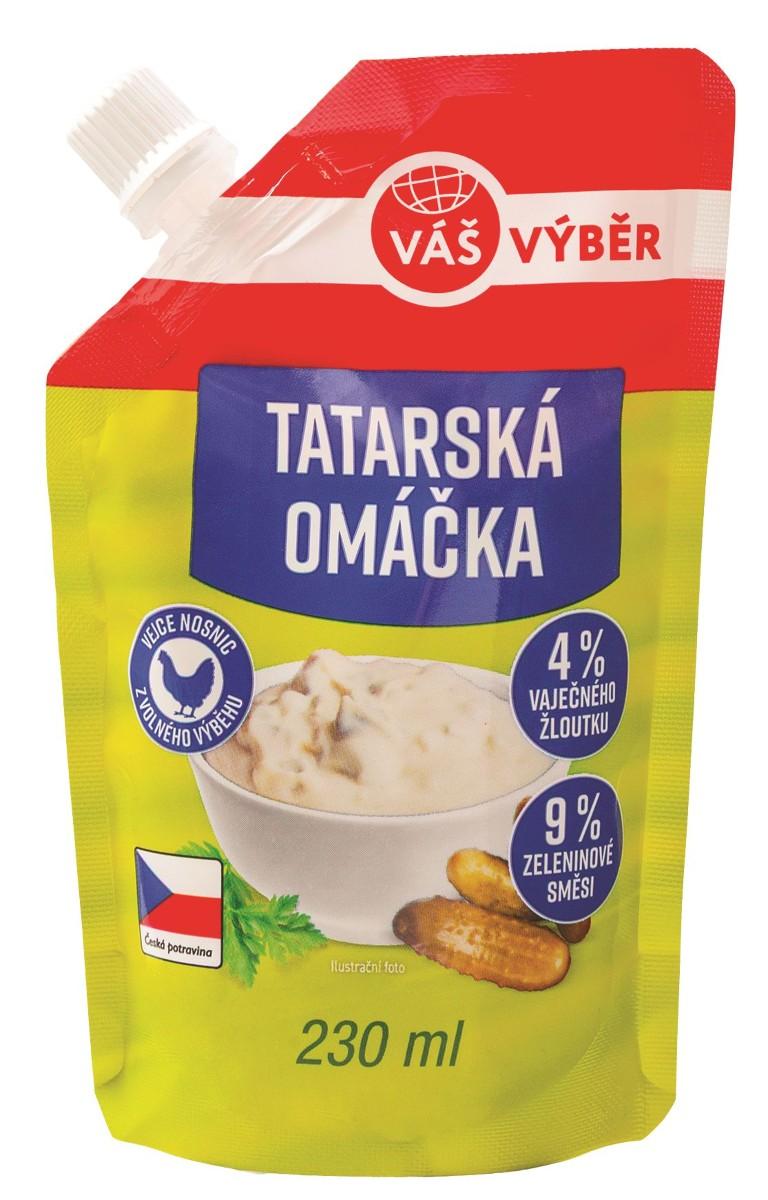 VÁŠ VÝBĚR Tatarská omáčka, Majonéza, 230 ml
