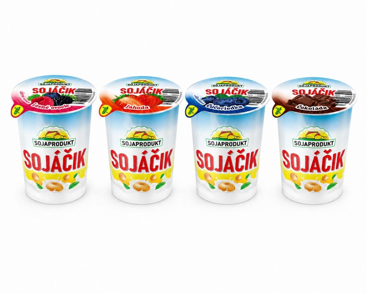 Sojaprodukt Sojáčik mix příchutí, 125 g