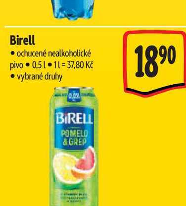 Birell ochucené nealkoholické pivo 0,5 l