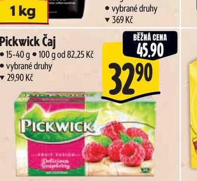 Pickwick Čaj 15-40 g