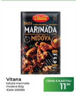 Vitana tekutá marináda medová 80g