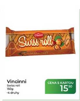 Swiss roll Vincinni Swiss roll 150g