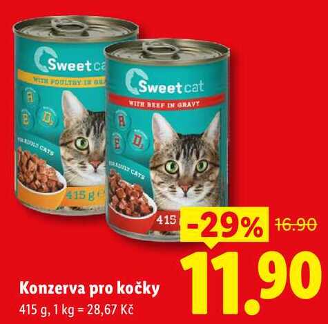 Konzerva pro kočky, 415 g