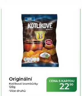 Originální Kotlíkové brambůrky 120g