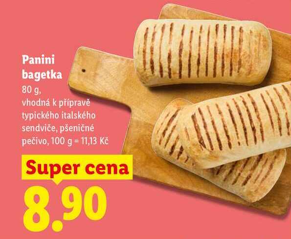 Panini bagetka, 80 g