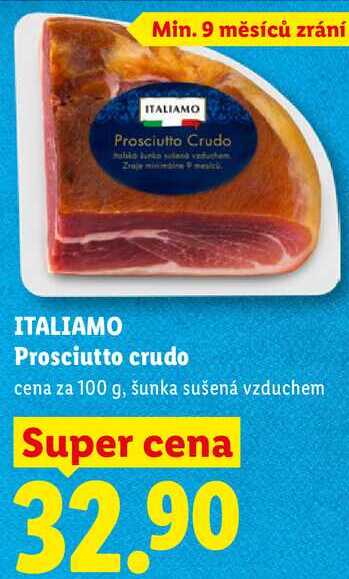 ITALIAMO Prosciutto crudo, cena za 100 g