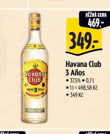Havana Club 3 Años 0,7 l