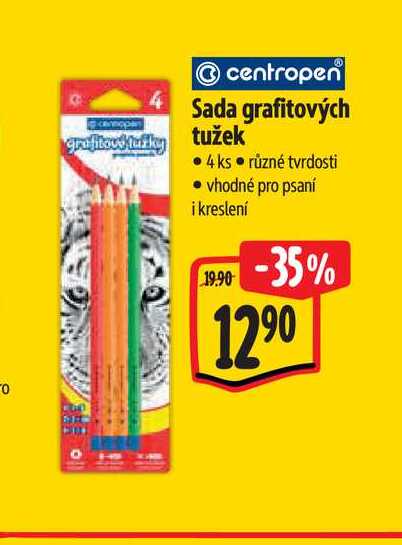 Sada grafitových tužek 4 ks