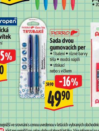 Sada dvou gumovacích per 1 balení