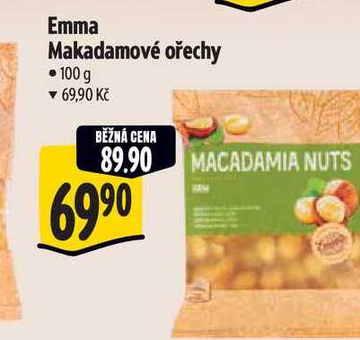 Emma Makadamové ořechy 100 g