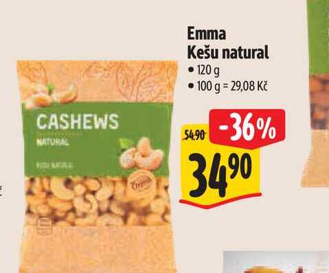 Emma Kešu natural 120 g