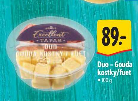  Duo - Gouda kostky/fuet  100 g 