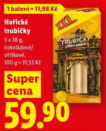 Hořické trubičky, 5 x 38 g