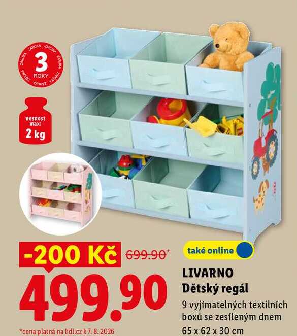 LIVARNO Dětský regál 