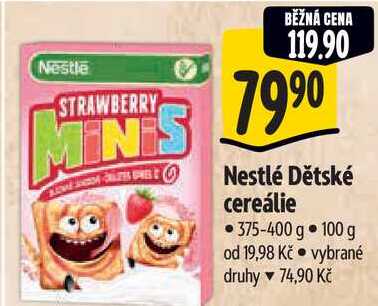 Nestlé Dětské cereálie, 375 - 400 g