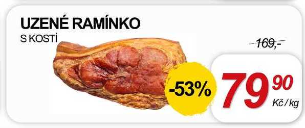 UZENÉ RAMÍNKO S KOSTÍ, 1 kg