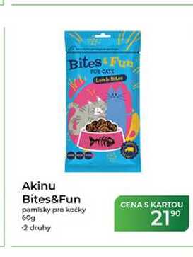 Akinu Bites&Fun pamlsky pro kočky 60g