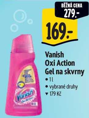 Vanish Oxi Action Gel na skvrny, 1 l
