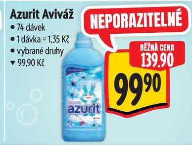 Azurit Aviváž, 74 dávek 