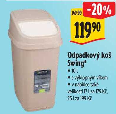 Odpadkový koš Swing