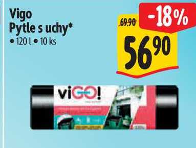 Vigo Pytle s uchy 120 l, 10 ks
