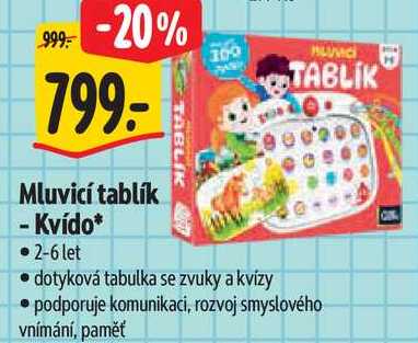 Mluvicí tablík - Kvído