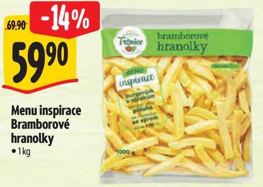 Menu inspirace Bramborové hranolky, 1 kg