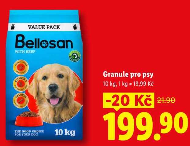 Granule pro psy, 10 kg