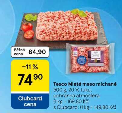 Tesco Mleté maso míchané, 500 g