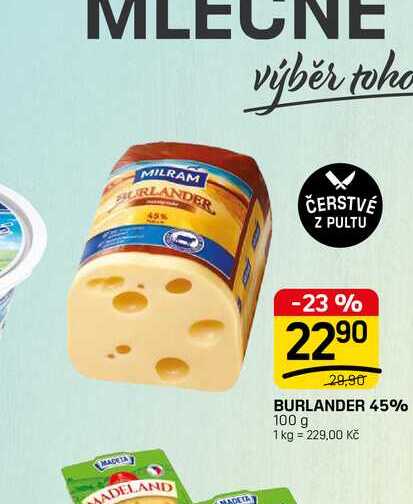 BURLANDER 45% 100 g