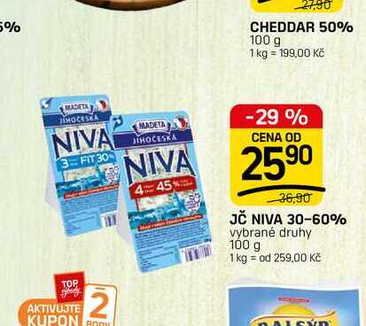 JČ NIVA 30-60% vybrané druhy 100 g