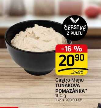 TUŇÁKOVÁ POMAZÁNKA* 100 g