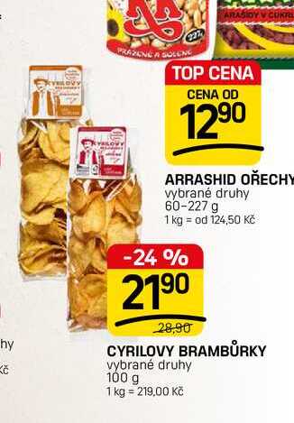 CYRILOVY BRAMBŮRKY vybrané druhy 100 g