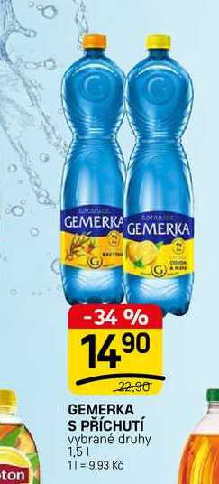 GEMERKA S PŘÍCHUTÍ vybrané druhy 1,5l