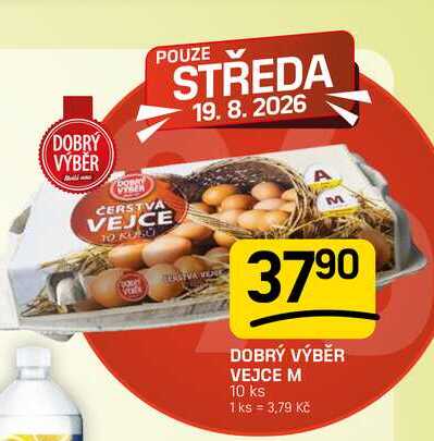 DOBRÝ VÝBĚR VEJCE M 10 ks