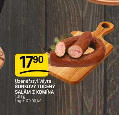 ŠUNKOVÝ TOČENÝ SALÁM Z KOMÍNA 100 g
