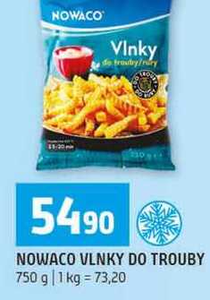 NOWACO VLNKY DO TROUBY 750 g