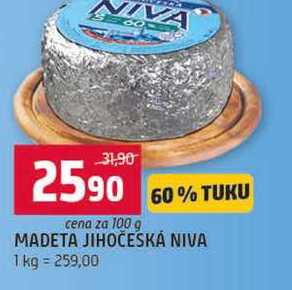 MADETA JIHOČESKÁ NIVA 100g