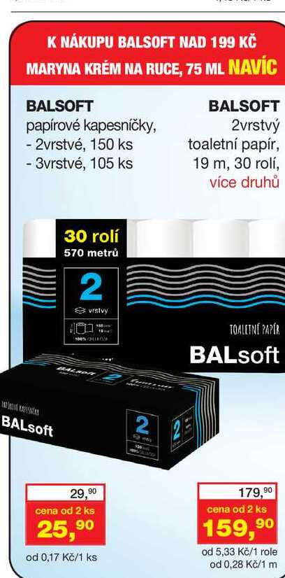BALSOFT 30 rolí
