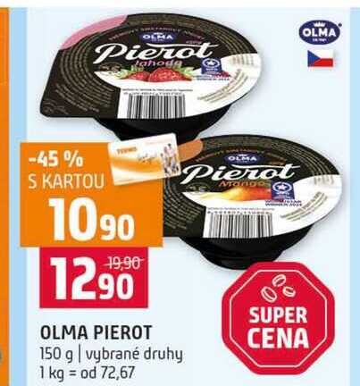 OLMA PIEROT 150 g vybrané druhy