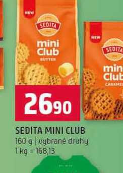 SEDITA MINI CLUB 160 g vybrané druhy